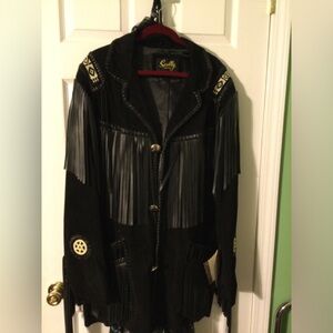 Scully Mens Hand Laced Bead Trim Coat Big & Tall New w/ tags